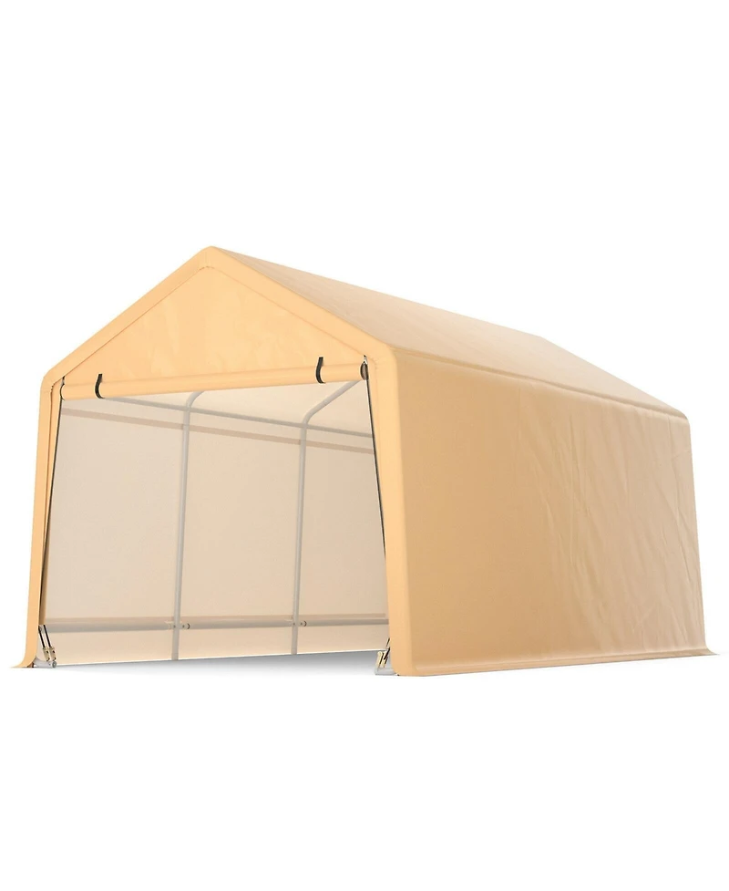 Akiudex 9 x 17 Feet Heavy Duty Carport Canopy - Yellow