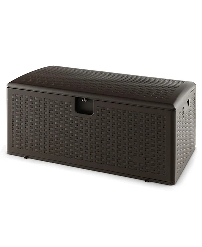 Akiudex 31 Gallon Outdoor Storage Deck Box with Lockable Lid