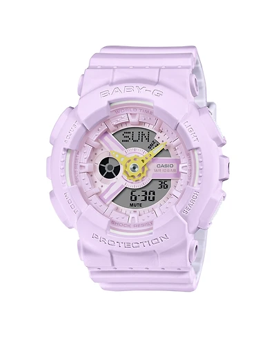 G-shock Women's Baby-g Purple Resin Watch, 43.4mm