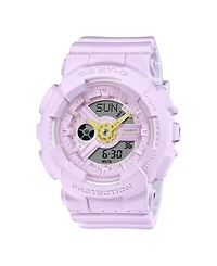 G-shock Women's Baby-g Purple Resin Watch, 43.4mm