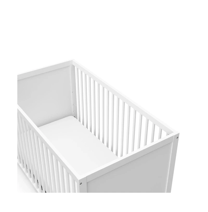Storkcraft Calabasas 3-in-1 Convertible Crib (White)