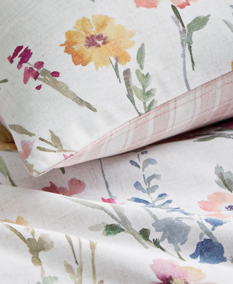 Charter Club Flora 3-Pc. Duvet Cover Set, Full/Queen, Macy's Exclusive