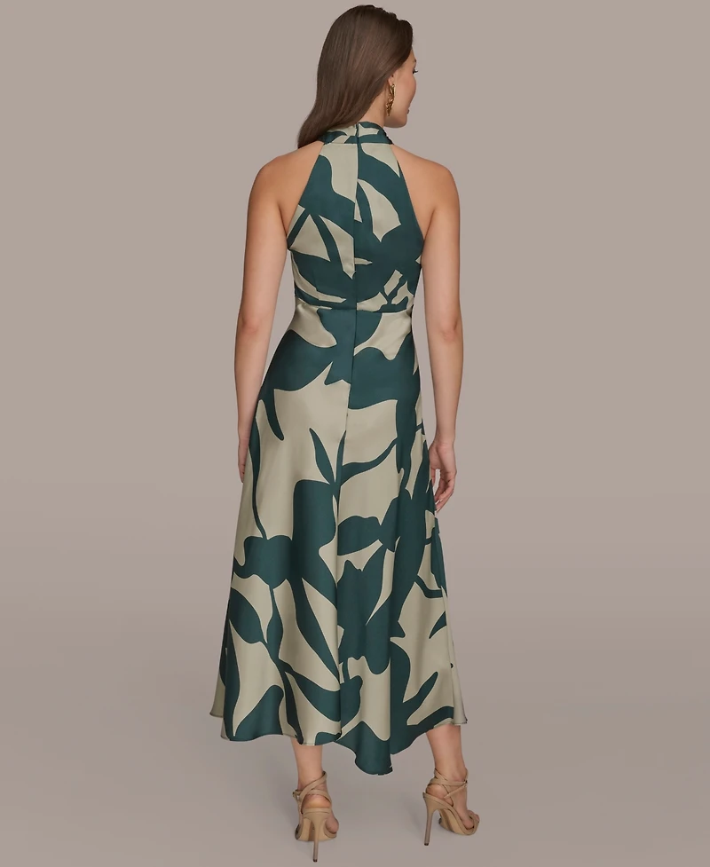 Donna Karan New York Women's Halter Neck Maxi Dress