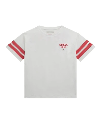 Guess Big Girls Oversized Slub Short Sleeve Jersey T-Shirt