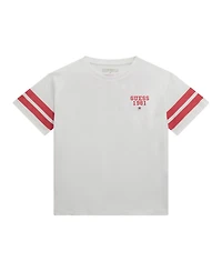 Guess Big Girls Oversized Slub Short Sleeve Jersey T-Shirt