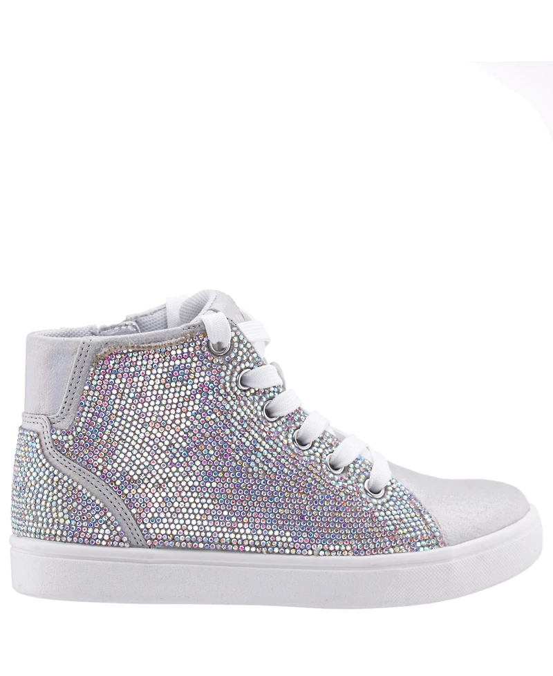 Nina Big Girls Kula Crystal High Top Sneakers