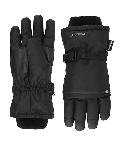Isotoner Signature Men's Quilted Ski Gloves
