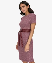 Calvin Klein Women's Short Sleeve Sheath Dress