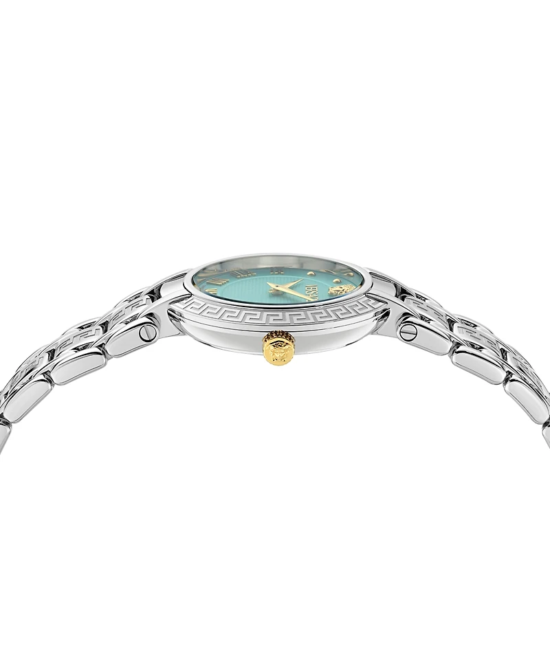 Versace Women's Swiss Antlia Stainless Steel Bracelet Watch 34mm