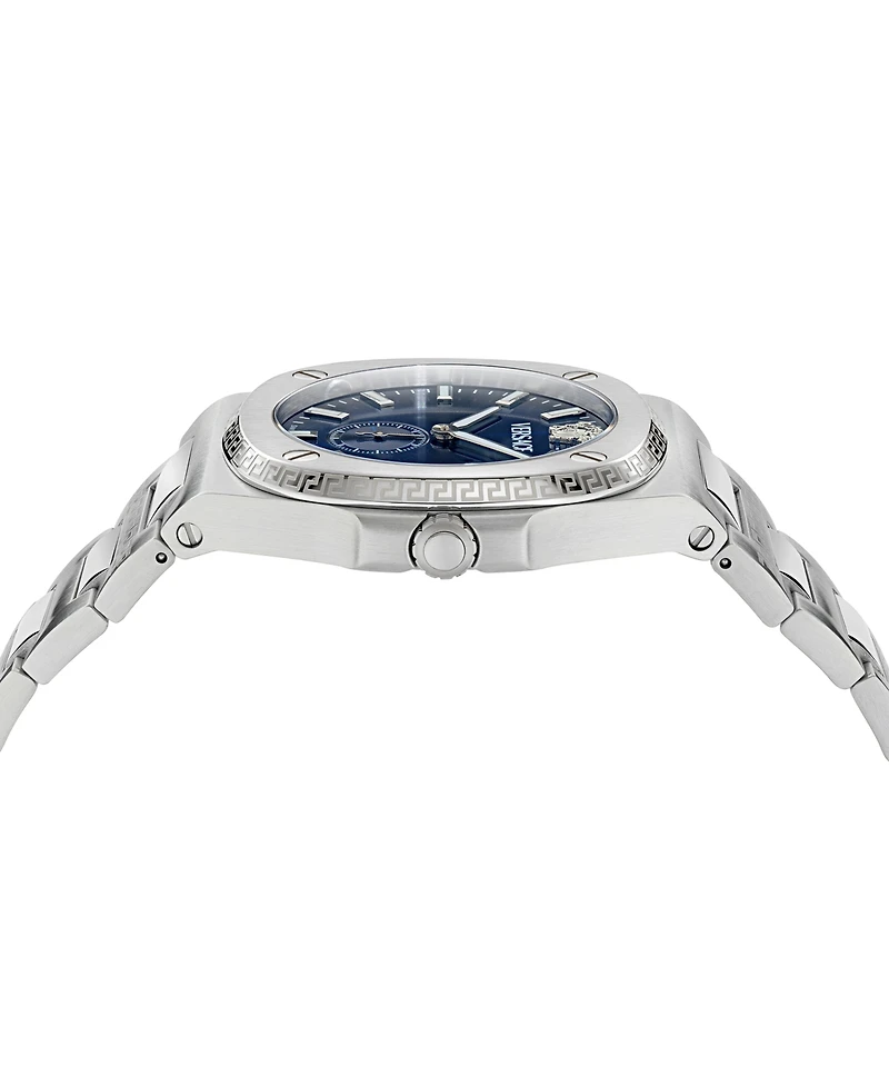 Versace Men's Swiss Tolomeo Stainless Steel Bracelet Watch 40mm