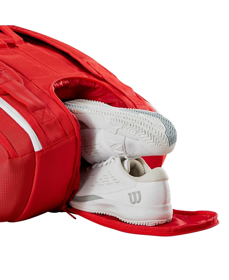 Wilson Super Tour Red 15-Pack Tennis Bag - Red