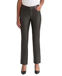 Jones New York Women's Fly Front Straight Fit Lexington Jeans
