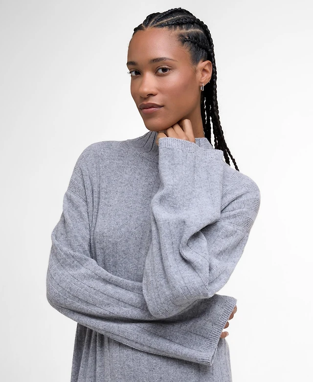 Barbour Women's Funnel Neck Midi Dress at Foxvalley Mall in Aurora, IL