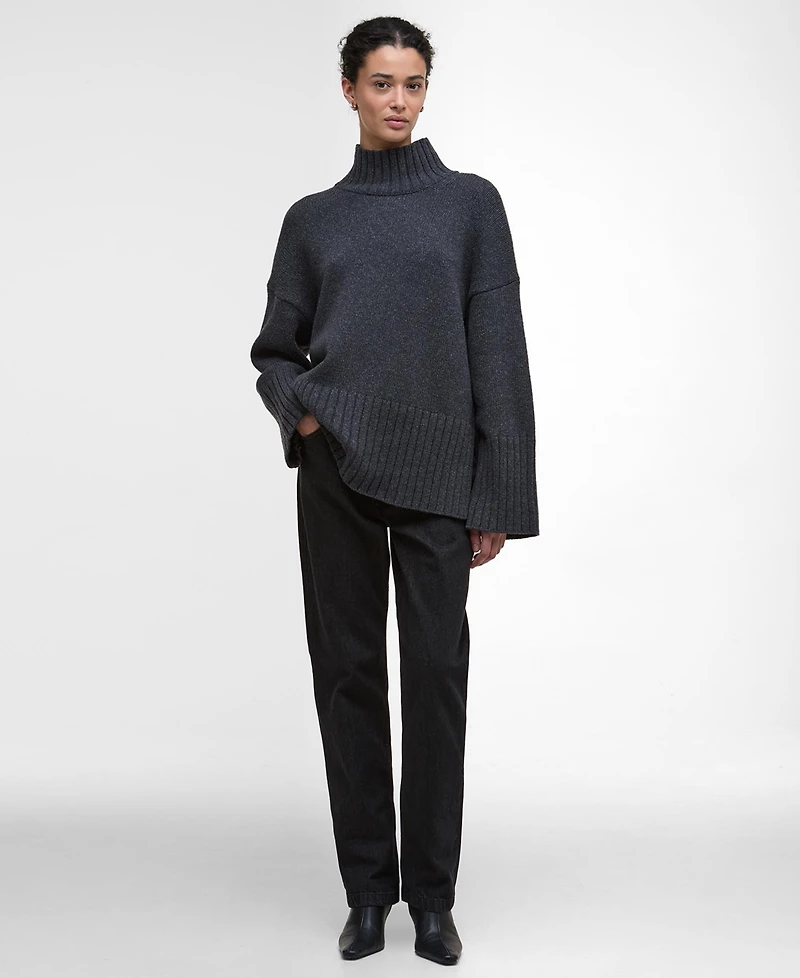 Barbour Women's Funnel Neck Knit Jumper