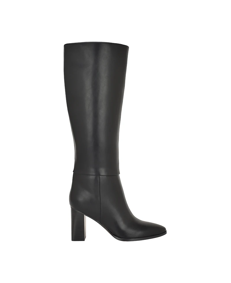 Calvin Klein Women's Dawna Tall Block Heel Boots
