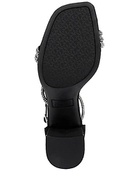 Jones New York Women's Ealton Block Heel Embellished Evening Sandals