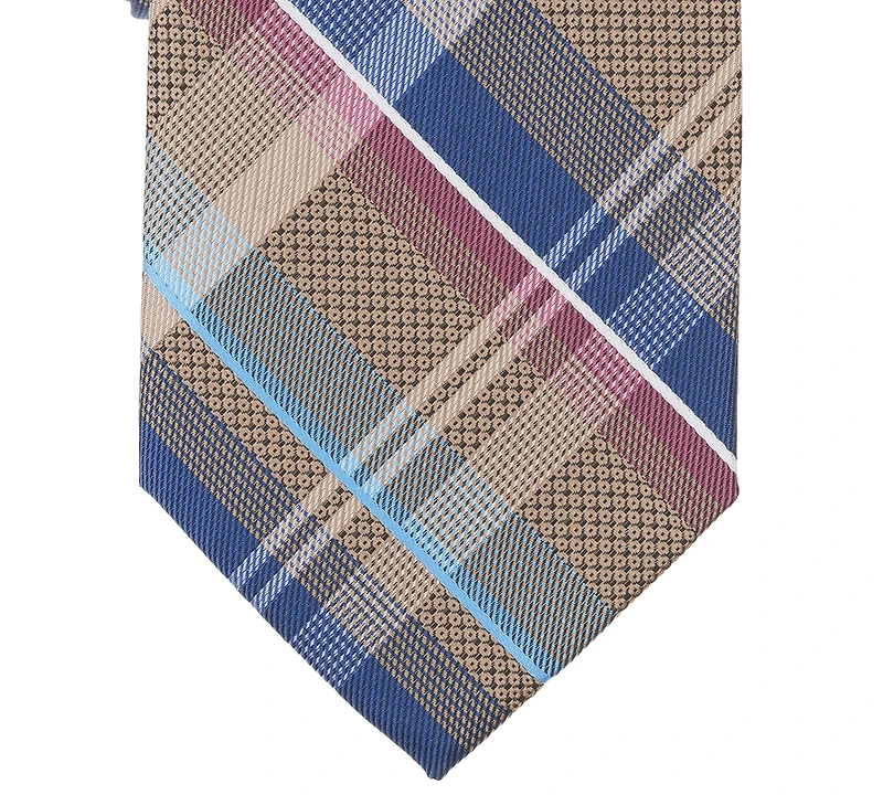 Perry Ellis Portfolio Men's Brody Plaid Pattern Classic Tie