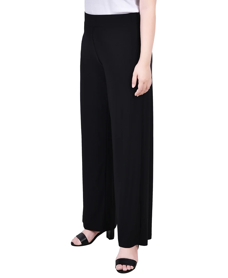 Ny Collection Petite Pull On Palazzo Pants