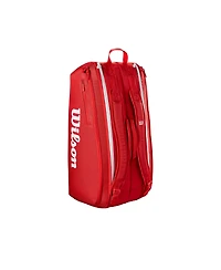 Wilson Super Tour Red 9-Pack Tennis Bag - Red