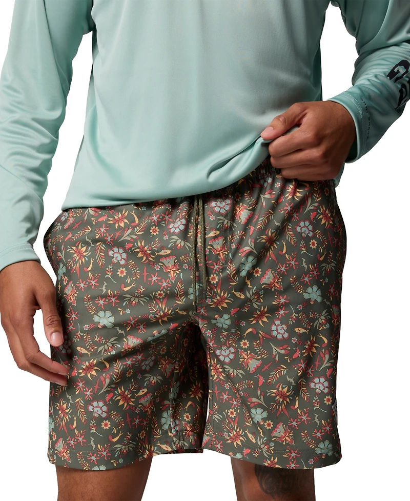 Columbia Men's Performance Fishing Gear Rambler Printed Water Shorts