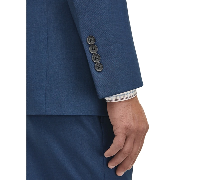B by Brooks Brothers Men's Wool-Blend Stretch Classic-Fit Suit Separates Jacket
