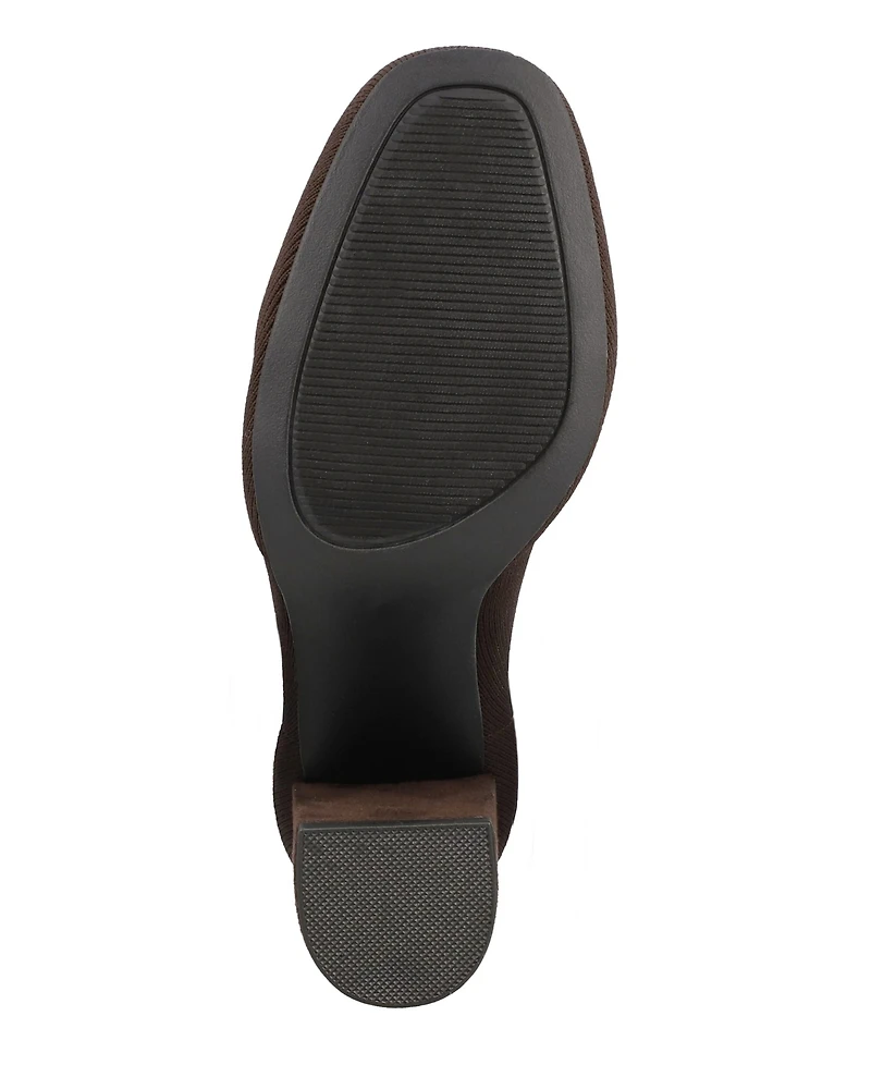 Mia Women's Erika Stacked Heel Booties
