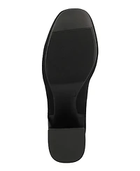 Mia Women's Bronwen Chic Contrast Block Heel Dress Booties