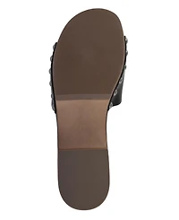 Mia Women's Xonia Studded Round Toe Sandals