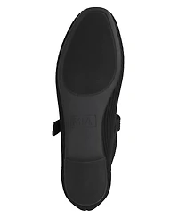 Mia Women's Mary Jane Strap Knit Flats