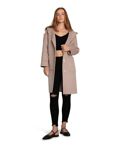 Belle & Bloom Women's Sunday Morning Hooded Coat