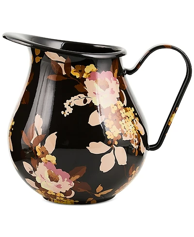 MacKenzie-Childs Wild Rose Brown Pitcher
