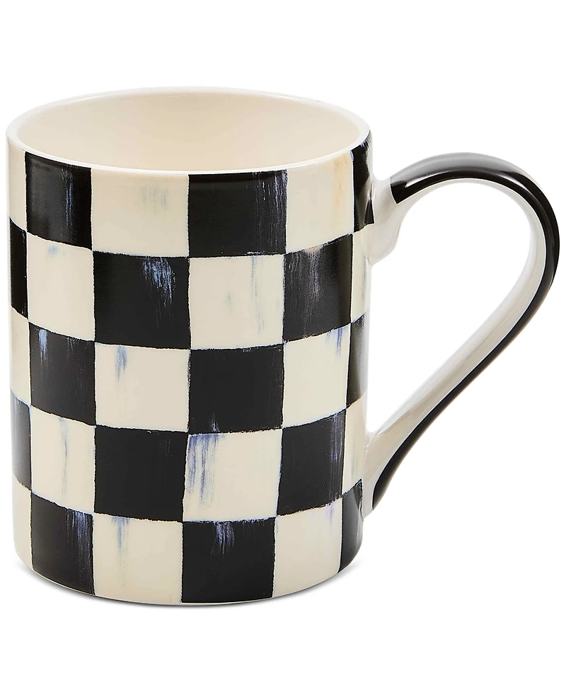 MacKenzie-Childs Courtly Check Porcelain Mug