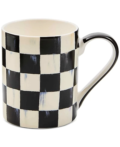 MacKenzie-Childs Courtly Check Porcelain Mug