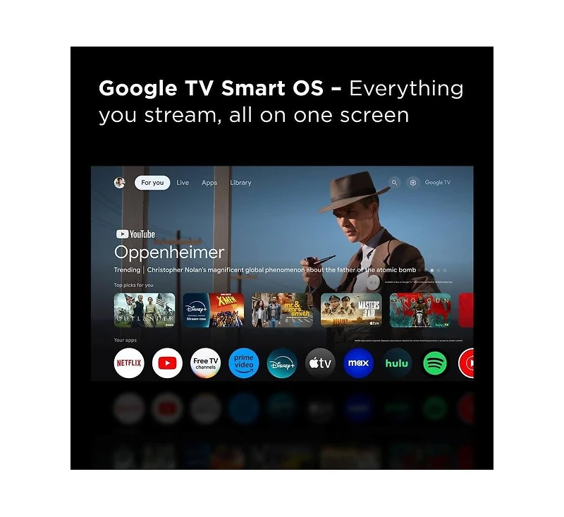 Tcl 32" Q3K Series 1080P Fhd Qled Smart Tv Bundle – HDR10, Google Tv, Bluetooth Audio, Bezel-Less Design w/Cps Protection Plan, Uax Hdmi Cable, Screen