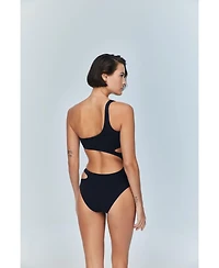 Jendue Women's ocean-cutout-swimsuit