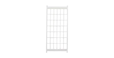 Slickblue Durable Pvc Vinyl Lattice Trellis for Outdoor Plant Support and Garden Decor