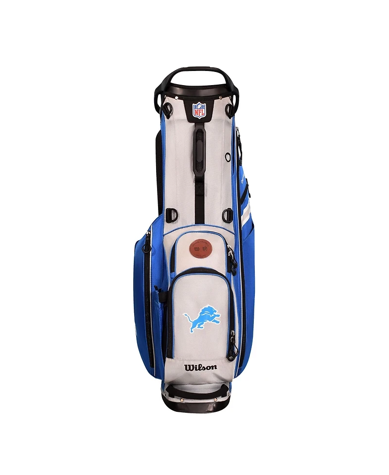 Wilson Nfl Detroit Lions Golf Stand Bag - Blue/Silver
