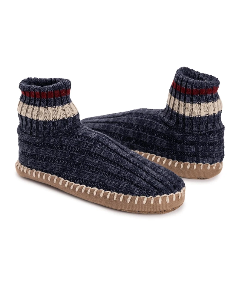 Muk Luks Men's Cuff Bootie Slipper