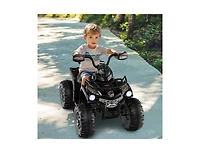 Akiudex Kids Electric Ride-On Atv with Led Lights and Music