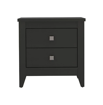 Casainc Storage Cabinet NightStand End Table with Two Shelves