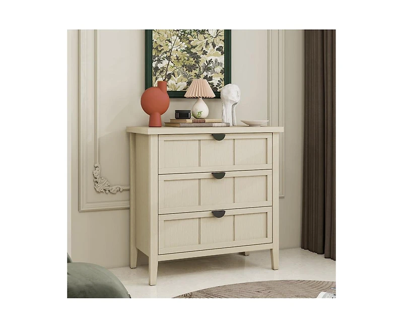 Casainc Storage Cabinet with 3 Drawer