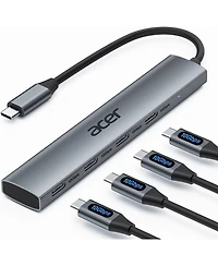 Acer Usb-c Hub, 10Gbps Type-c Splitter with 4 Usb-c 3.2 Ports
