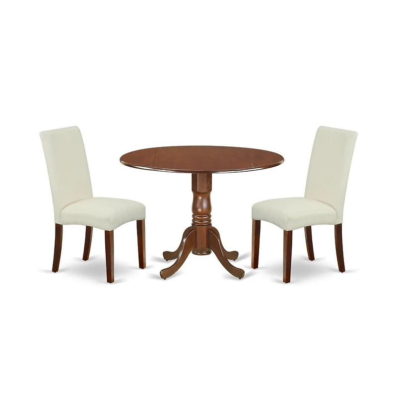 East West Furniture Dining Room Set Mahogany