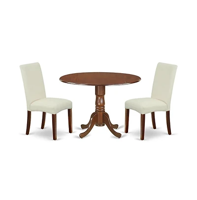 East West Furniture Dining Room Set Mahogany