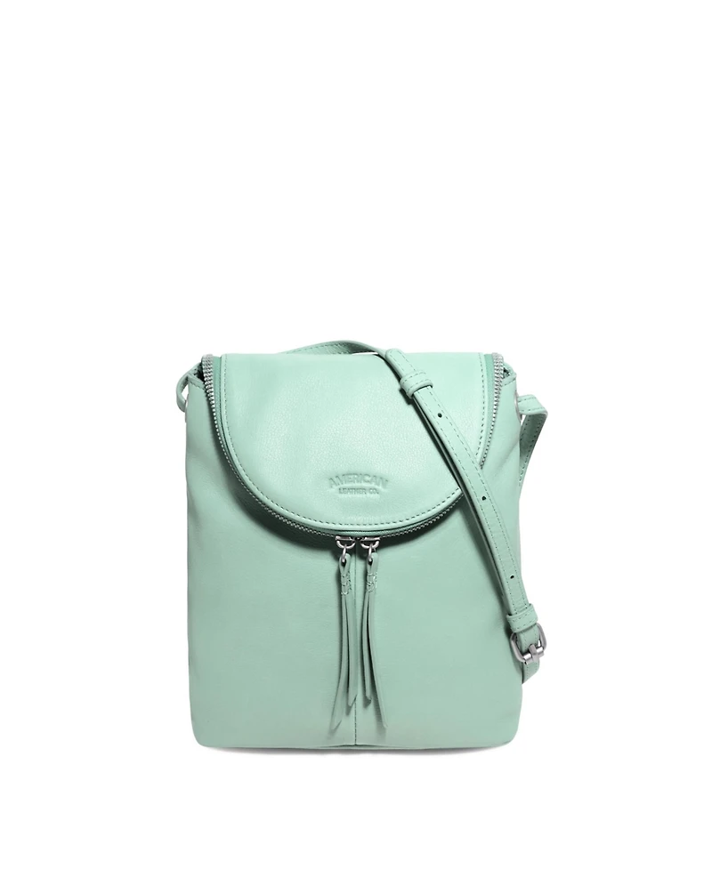 American Leather Co. Hampton Large Zip Around Crossbody