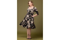 Kiyonna Plus Royal Sweetheart Cocktail Dress