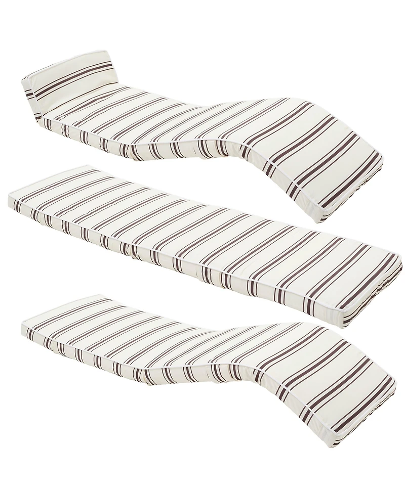 Sunnylife The Lounger Chair: Charcoal Stripe