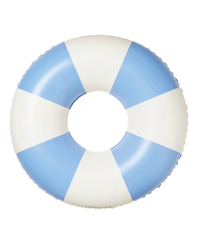 Sunnylife Tube Pool Ring: Blue Stripe