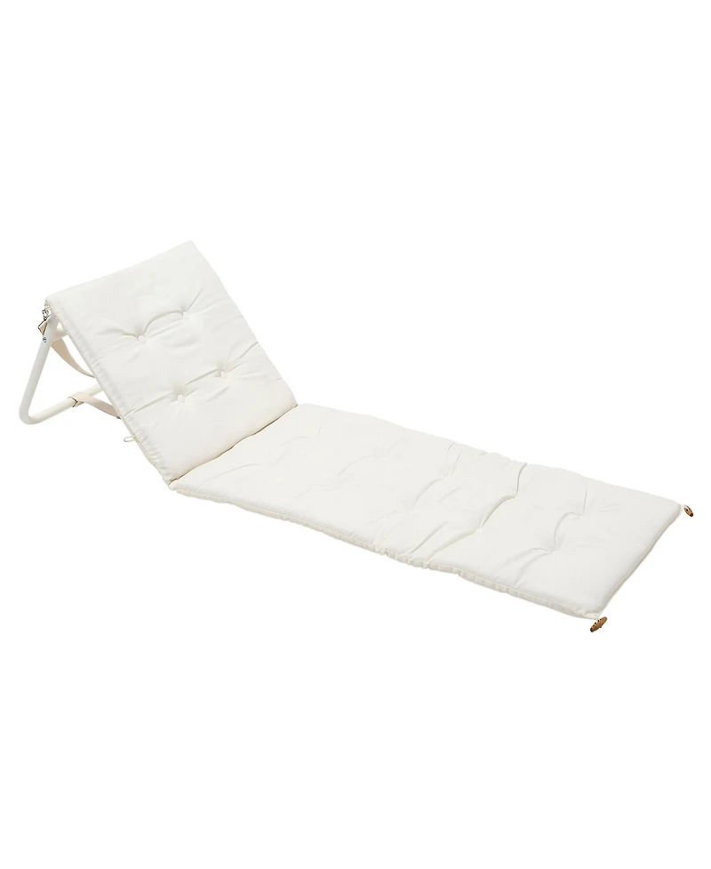 Sunnylife Reclining Beach Chair: Casa Cream