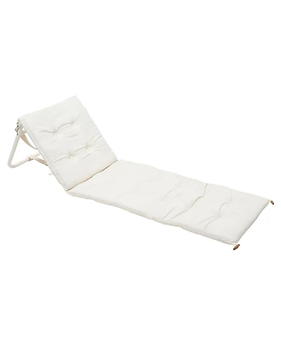 Sunnylife Reclining Beach Chair: Casa Cream